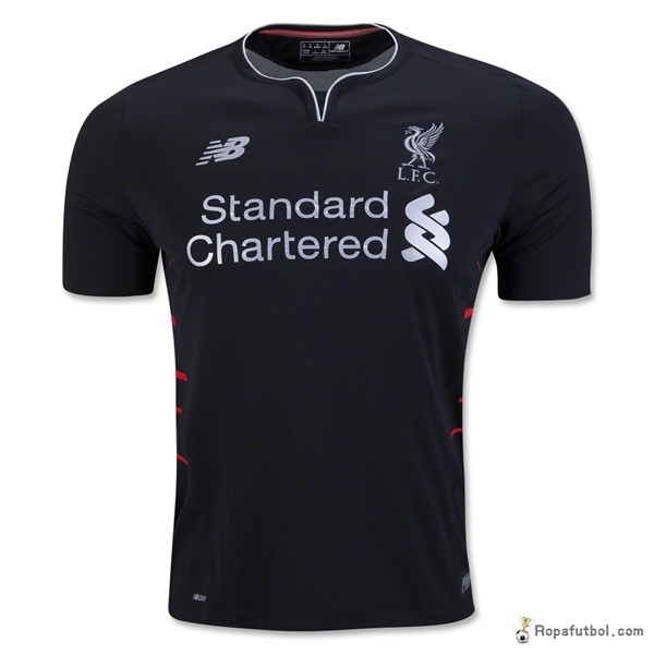 Tailandia Camiseta Liverpool Replica Segunda Ropa 2016/17 Negro